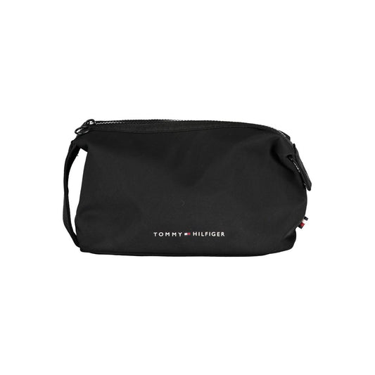 Tommy Hilfiger Black Polyester Leather Accessory