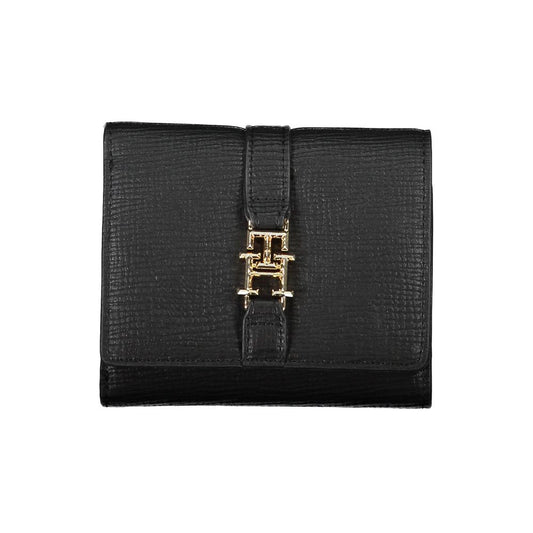 Tommy Hilfiger Black Polyethylene Women Wallet