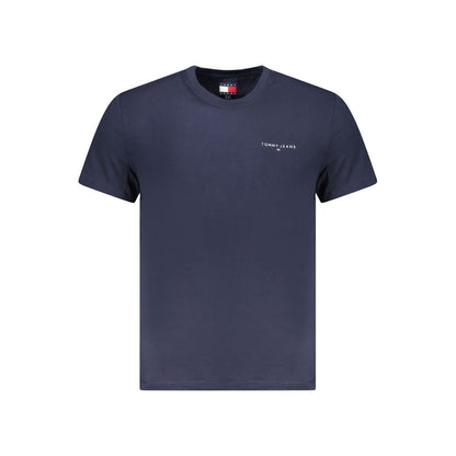 Tommy Hilfiger Blue Cotton Men T-Shirt