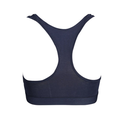 Tommy Hilfiger Blue Cotton Women Sports Bra - XS