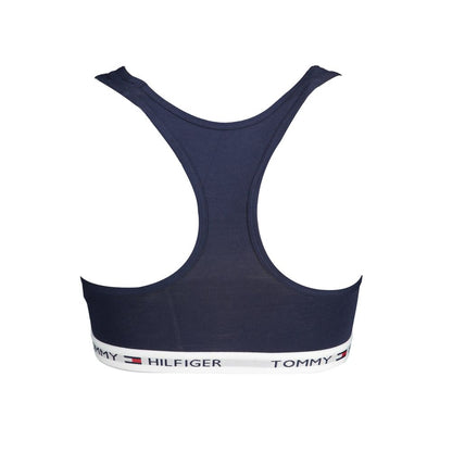 Tommy Hilfiger Blue Cotton Women Sports Bra - XS