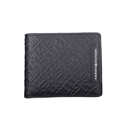 Tommy Hilfiger Blue Leather Men Wallet