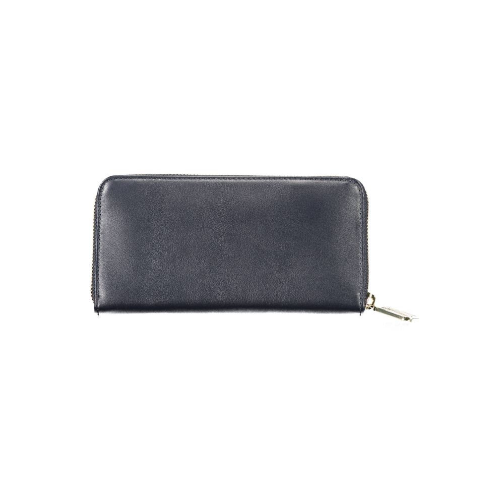 Tommy Hilfiger Blue Leather Women Wallet