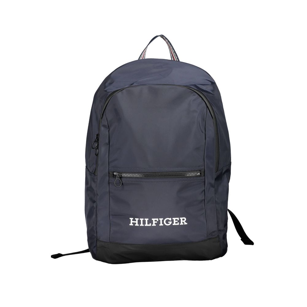 Tommy Hilfiger Blue Polyester Men Backpack