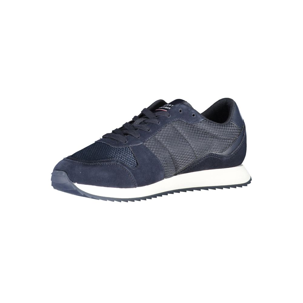 Tommy Hilfiger Blue Polyester Men Sneaker