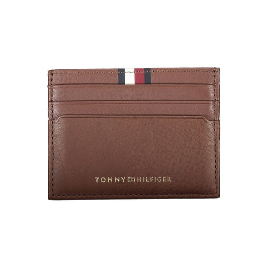 Tommy Hilfiger Brown Leather Men Wallet