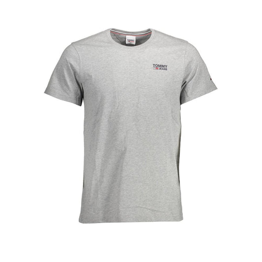 Tommy Hilfiger Gray Cotton Men T-Shirt - XXL