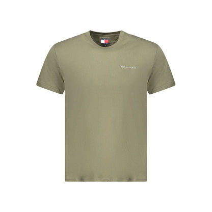 Tommy Hilfiger Green Cotton Men TShirt - S