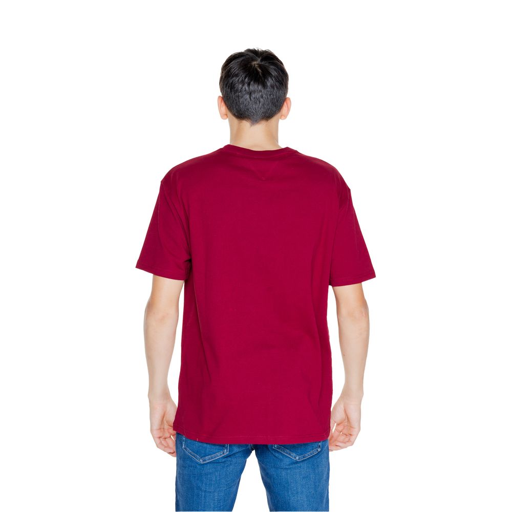 Tommy Hilfiger Jeans Bordeaux Cotton Rigenerato T-Shirt - IT46 | M