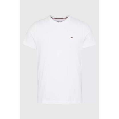 Tommy Hilfiger Jeans White Cotton T-Shirt