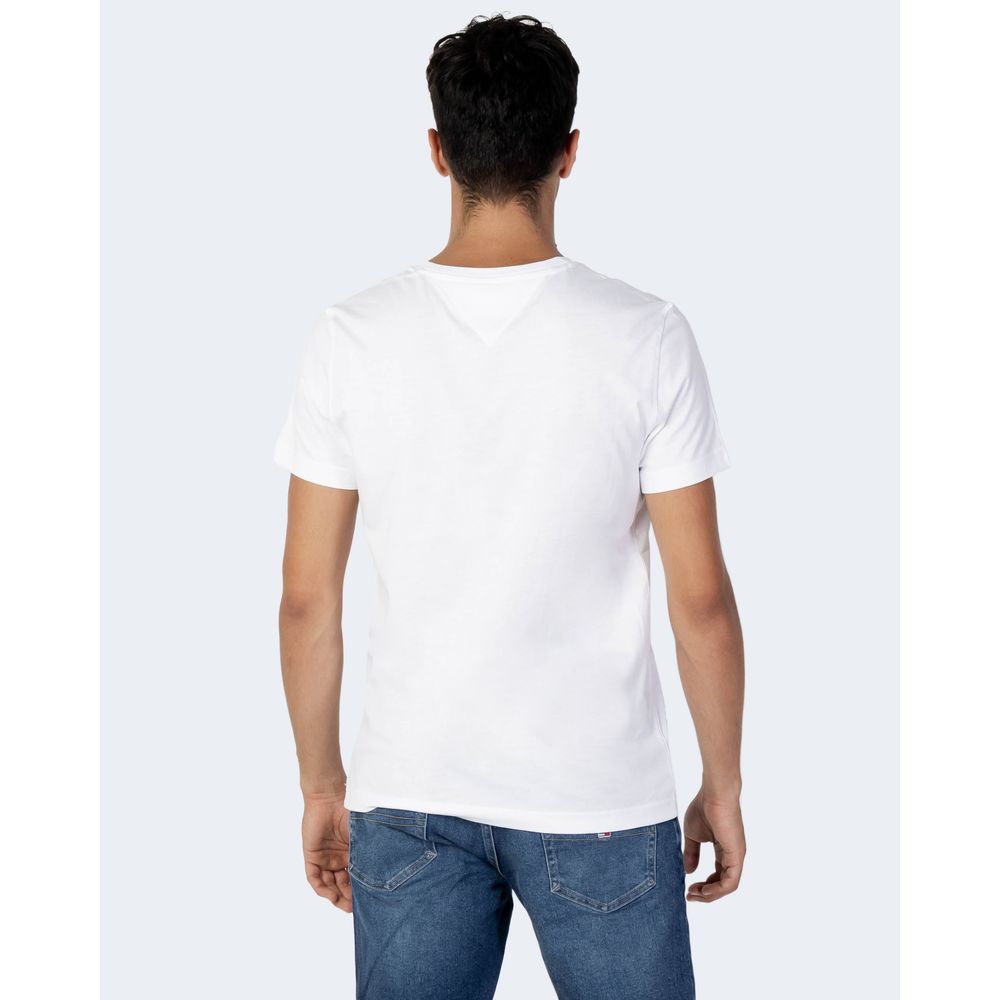 Tommy Hilfiger Jeans White Cotton T-Shirt