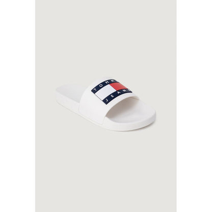 Tommy Hilfiger Jeans White Polyethylene Sandal - EU36/US6