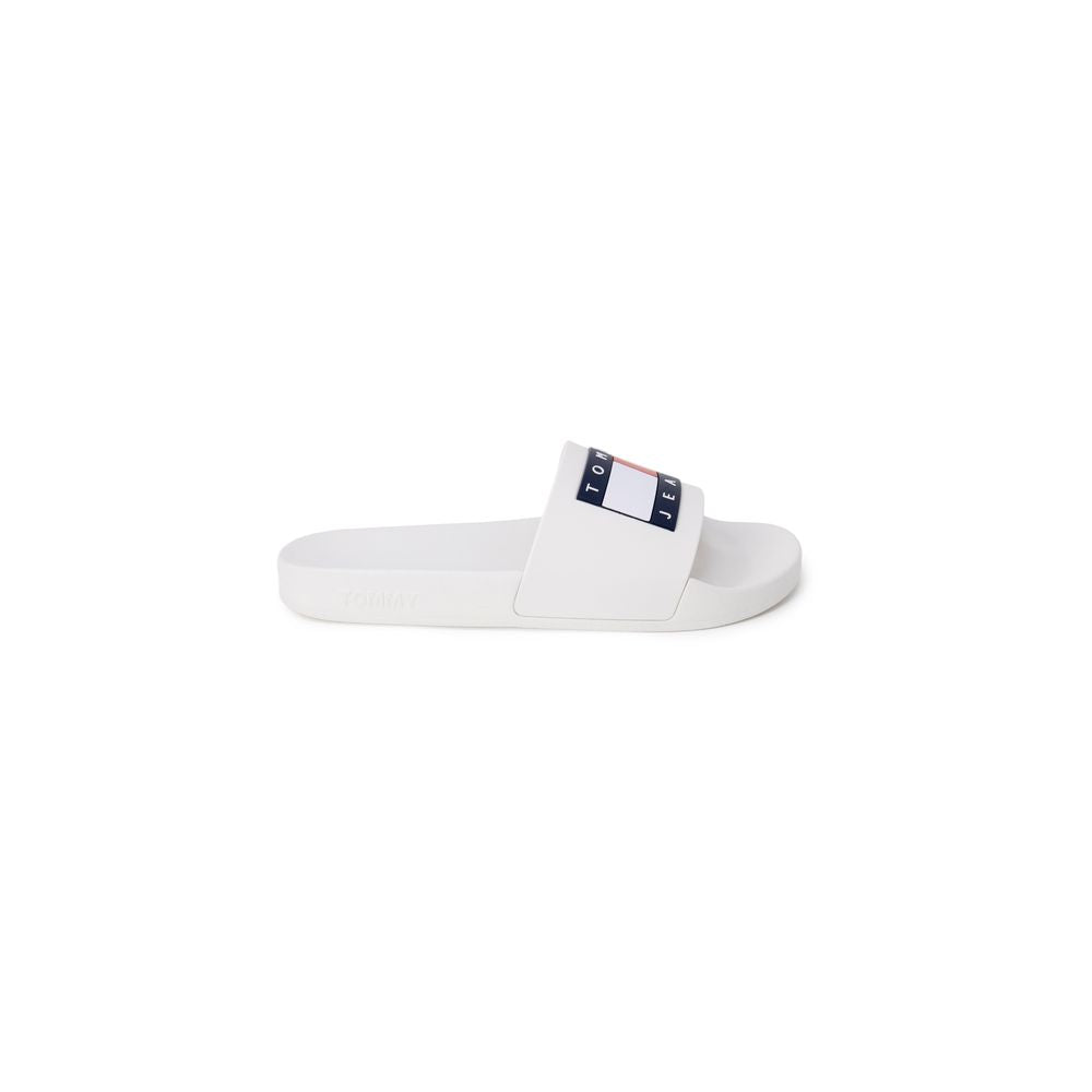 Tommy Hilfiger Jeans White Polyethylene Sandal - EU36/US6