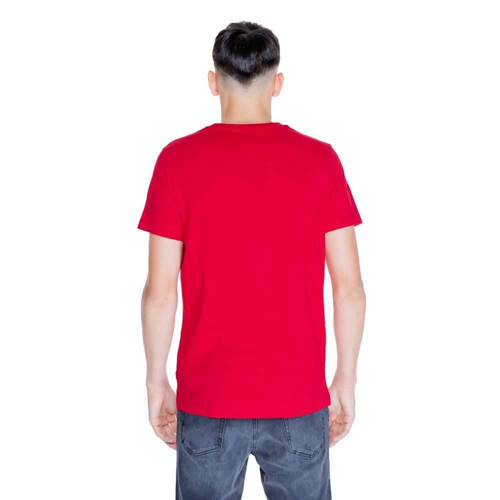 Tommy Hilfiger Red Cotton T-Shirt - 3XL