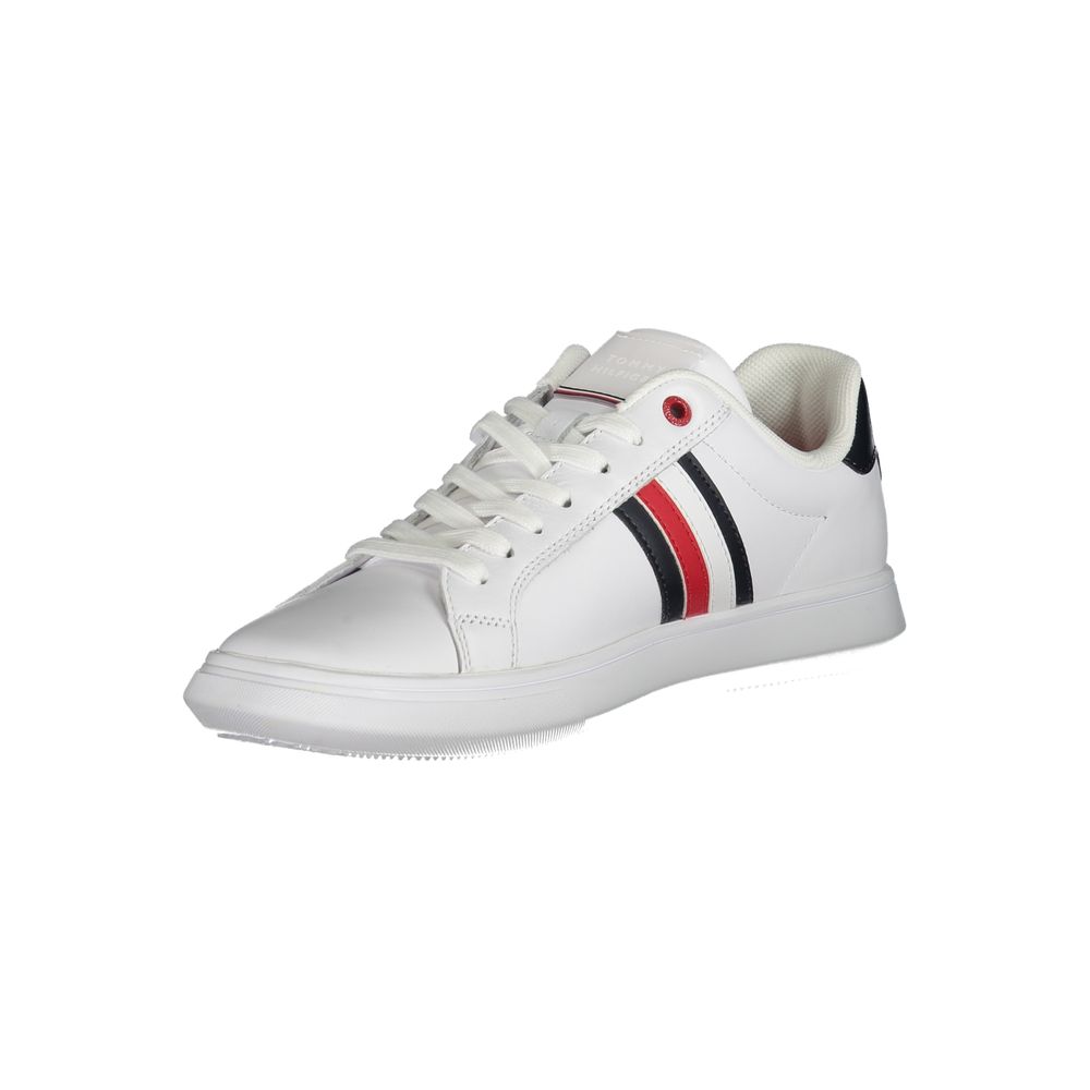 Tommy Hilfiger Sleek Lace-Up Sneakers with Contrast Details - EU40/US7