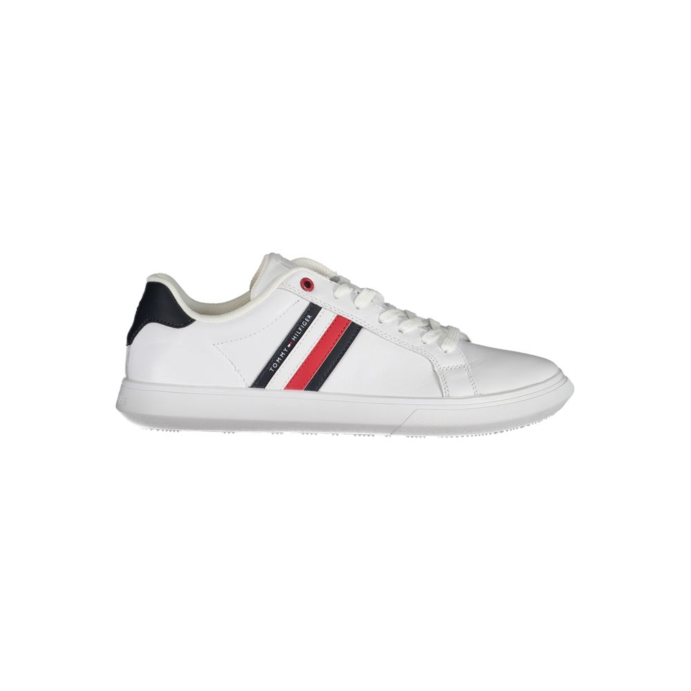 Tommy Hilfiger Sleek Lace-Up Sneakers with Contrast Details - EU40/US7