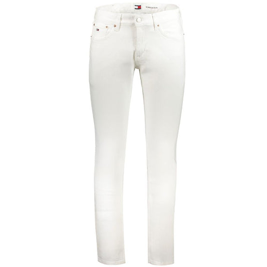 Tommy Hilfiger White Cotton Jeans & Pant - W29 | L32