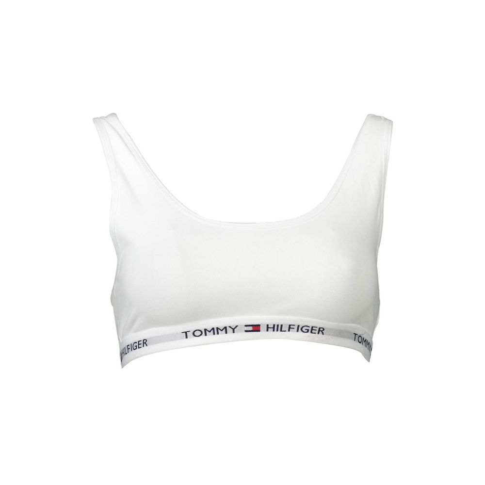 Tommy Hilfiger White Cotton Women Sports Bra - XS