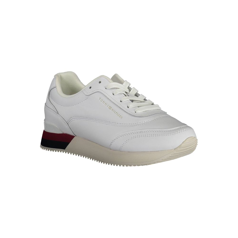 Tommy Hilfiger White Leather Women Sneaker