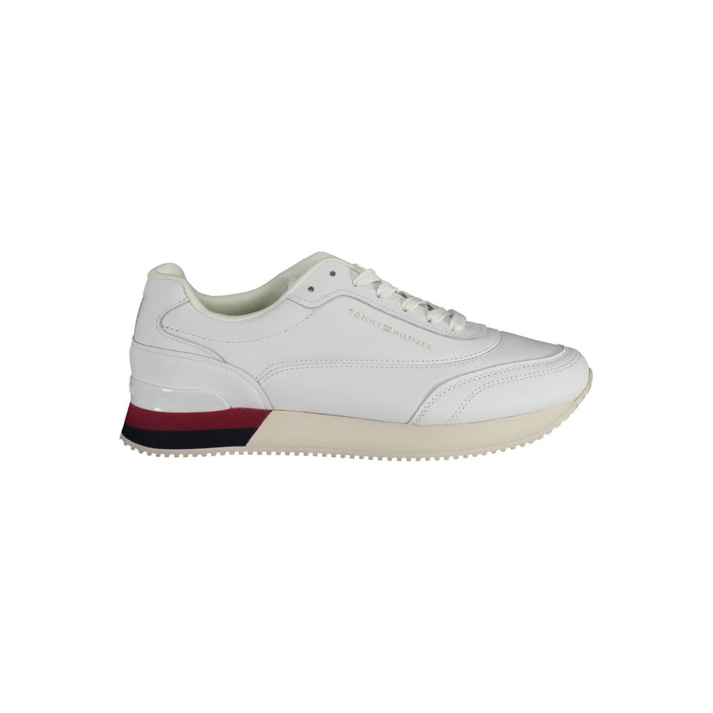 Tommy Hilfiger White Leather Women Sneaker