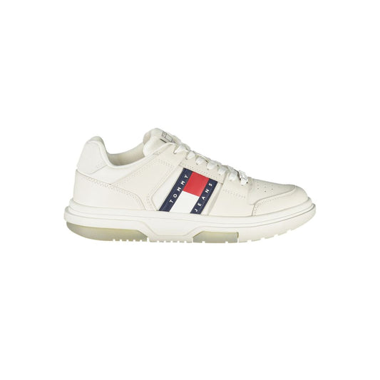 Tommy Hilfiger White Leather Women Sneaker - EU36/US6