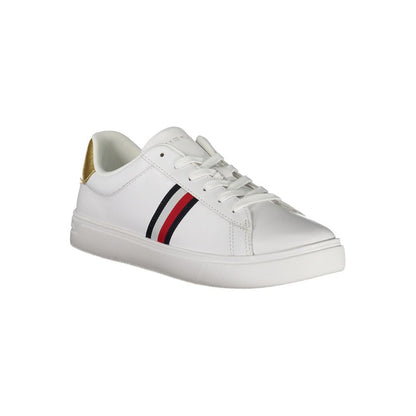 Tommy Hilfiger White Leather Women Sneaker - EU36/US6