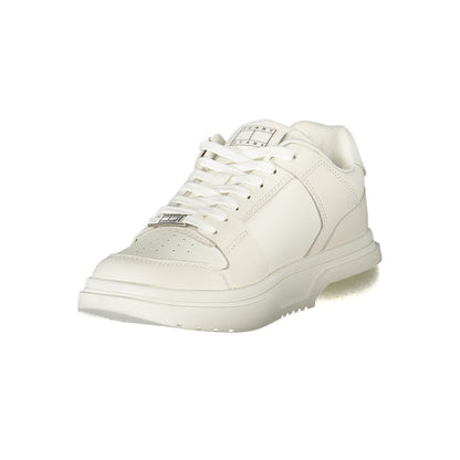 Tommy Hilfiger White Leather Women Sneaker - EU36/US6