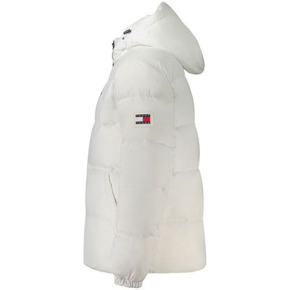 Tommy Hilfiger White Polyester Men Jacket