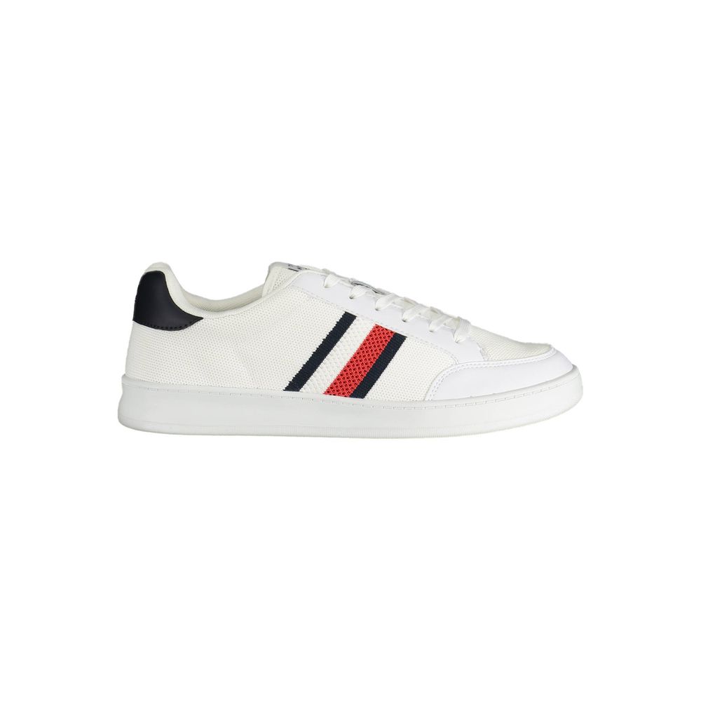 Tommy Hilfiger White Polyester Men Sneaker - EU44/US11