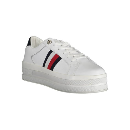 Tommy Hilfiger White Polyethylene Women Sneaker - EU41/US11