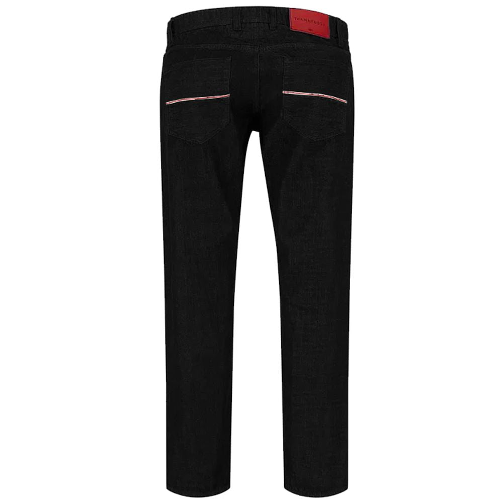 Tramarossa Black Cotton Jeans & Pant - W30