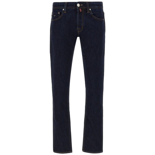 Tramarossa Blue Cotton Jeans & Pant