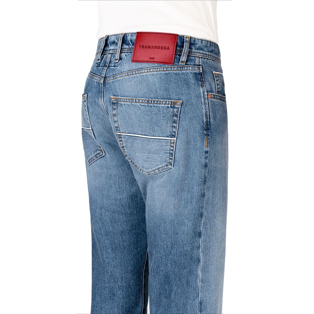 Tramarossa Blue Cotton Jeans & Pant - W32