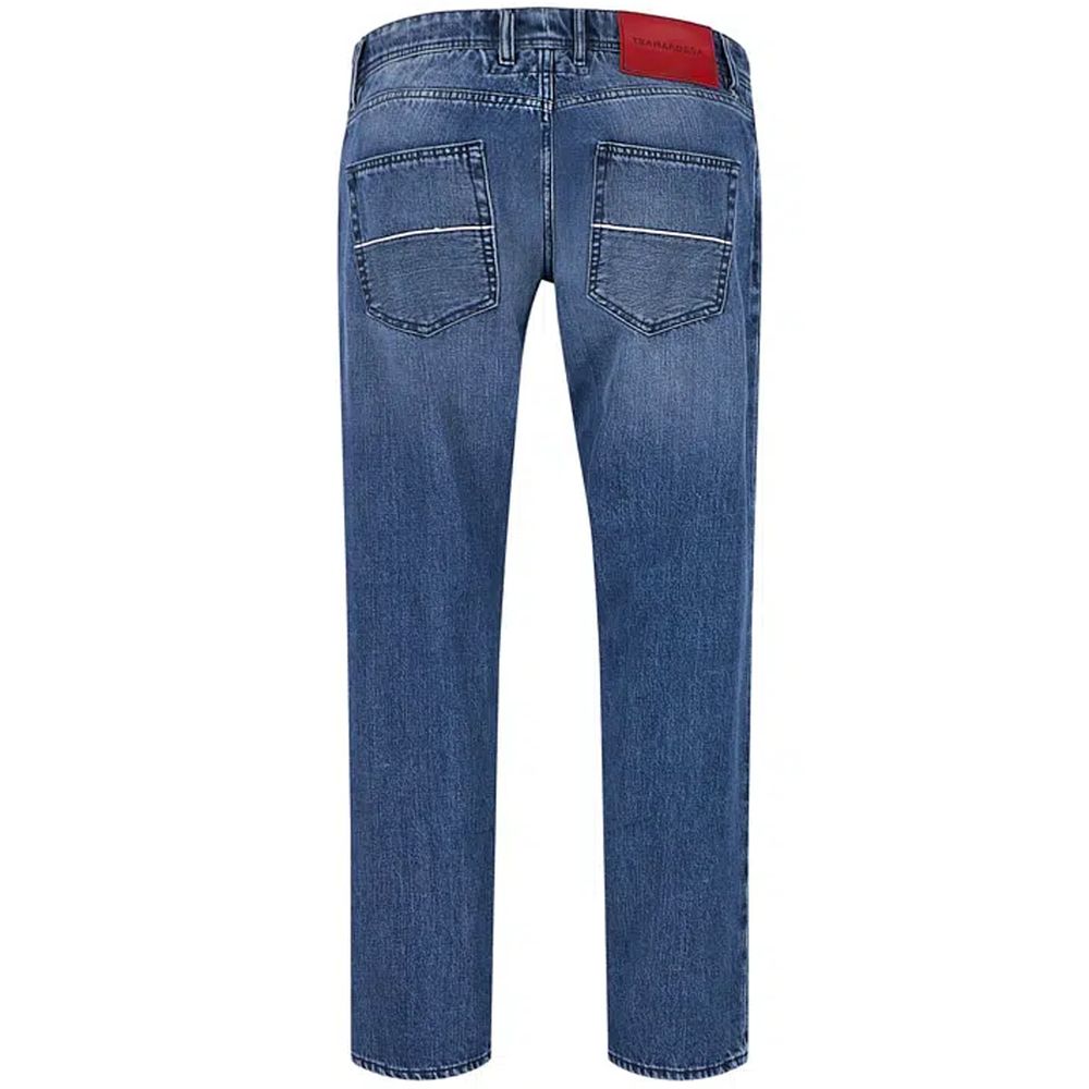 Tramarossa Blue Cotton Jeans & Pant - W34