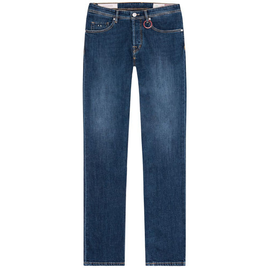 Tramarossa Blue Cotton Jeans & Pant - W34