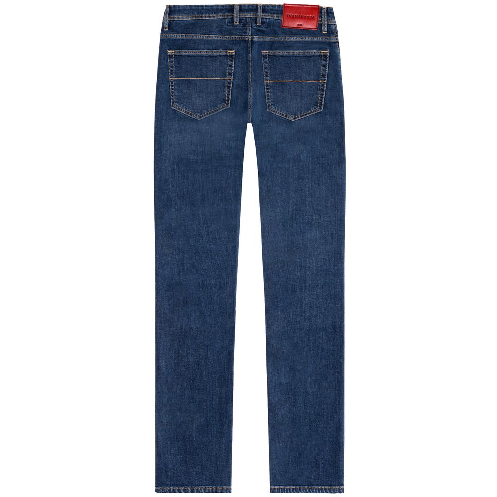 Tramarossa Blue Cotton Jeans & Pant - W34