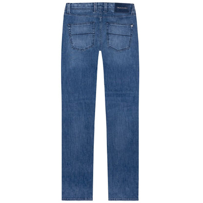 Tramarossa Blue Cotton Men’s Jeans