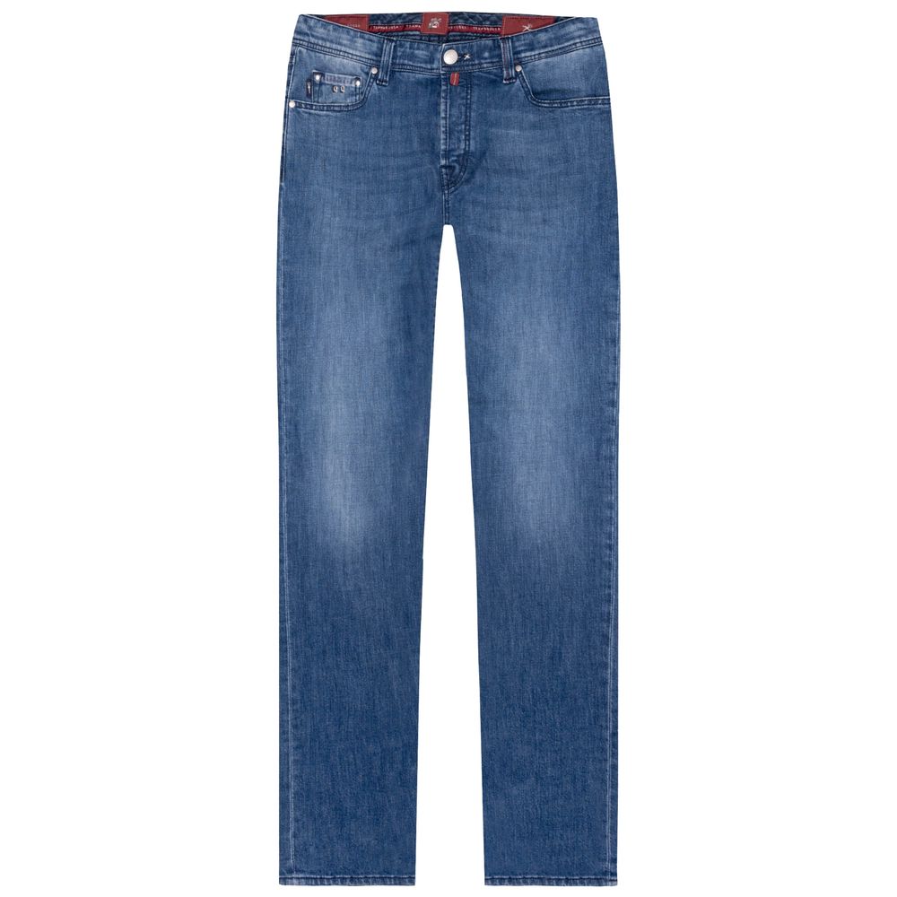 Tramarossa Blue Cotton Men’s Jeans