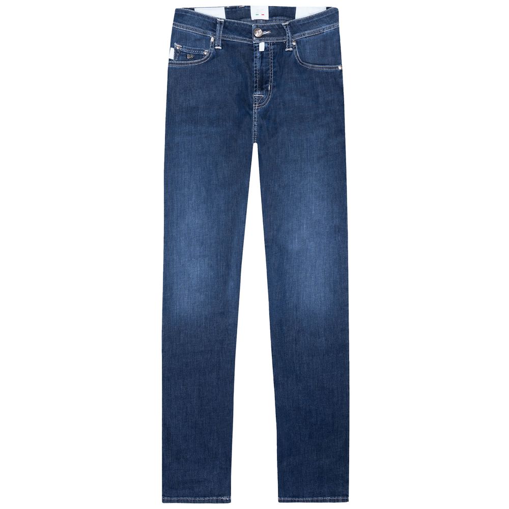 Tramarossa Blue Cotton Men’s Jeans - W30