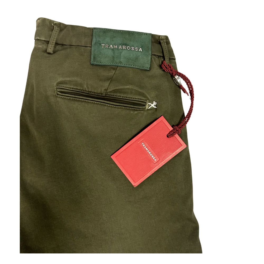 Tramarossa Green Cotton Jeans & Pant