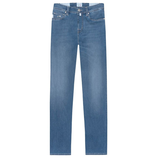 Tramarossa Light Blue Cotton Jeans & Pant