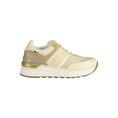 U.S. POLO ASSN. Beige Eco Suede Women Sneaker - EU39/US9