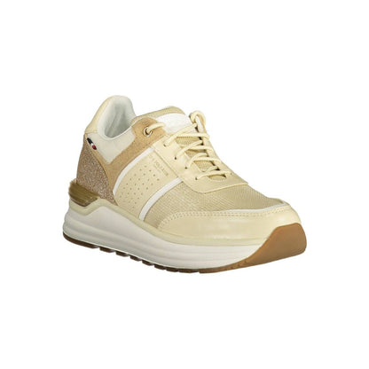 U.S. POLO ASSN. Beige Eco Suede Women Sneaker - EU39/US9