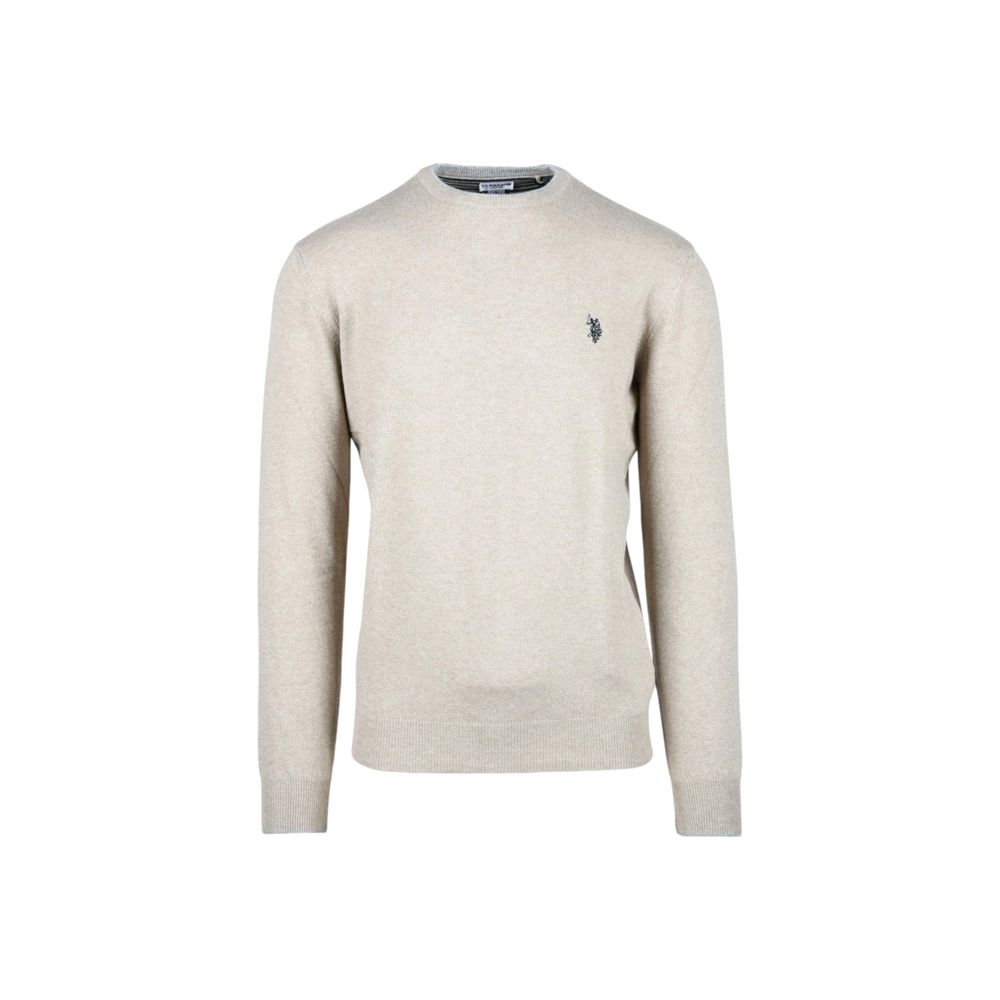 U.S. POLO ASSN. Beige Wool T-Shirt - IT48 | L