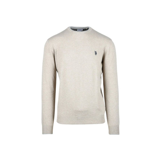 U.S. POLO ASSN. Beige Wool T-Shirt - IT48 | L