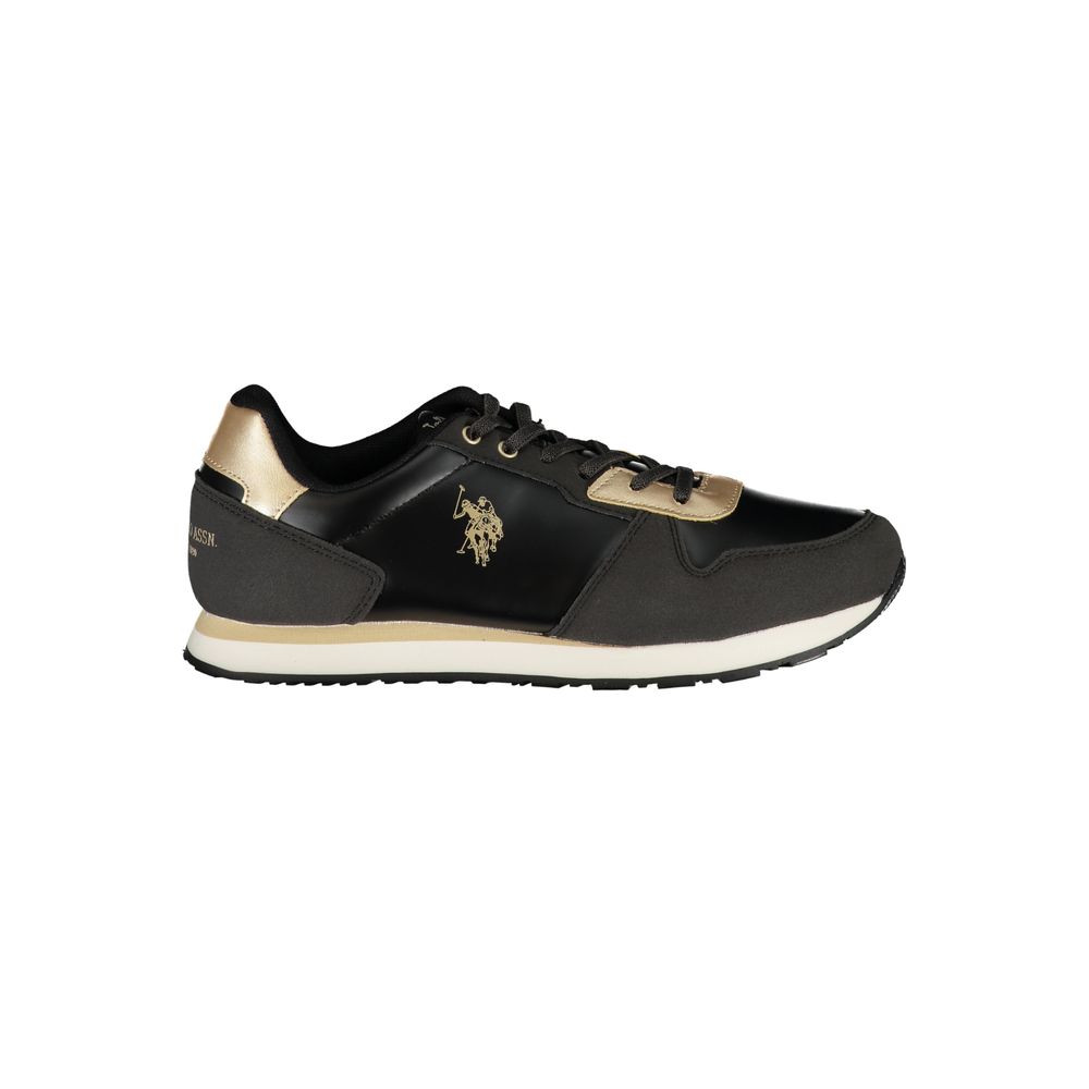 U.S. POLO ASSN. Black Polyester Sneaker - EU35/US5