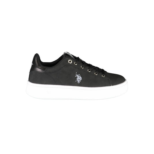 U.S. POLO ASSN. Black Polyester Women Sneaker - EU35/US5