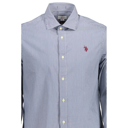 U.S. POLO ASSN. Blue Cotton Men Shirt - XXL