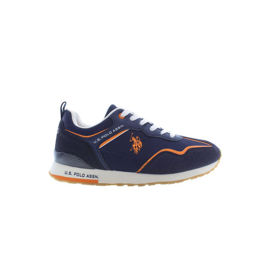 U.S. POLO ASSN. Blue Polyester Men Sneaker - EU45/US12