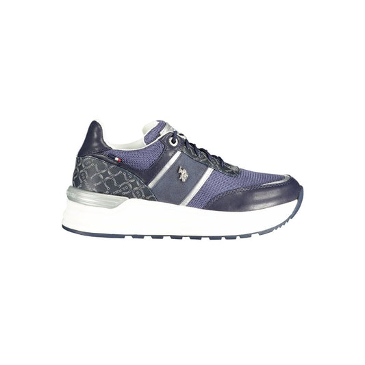 U.S. POLO ASSN. Blue Polyester Women Sneaker - EU41/US11